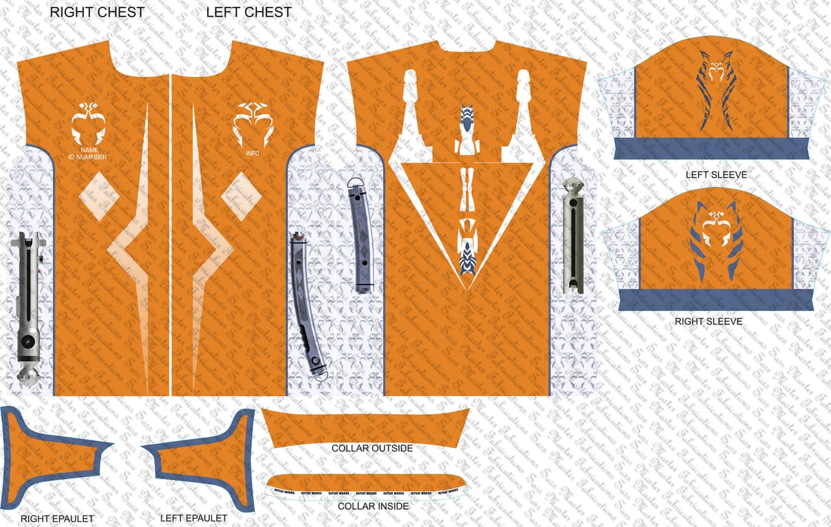 Ahsoka Tano Inspired Racing Shirt Sass Master Fabrications