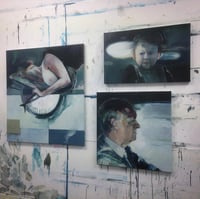 Image 3 of Painting / maleri / "The supper II" / 68x73 cm