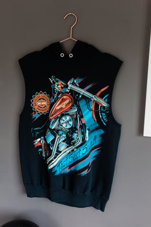 Image of Harley Davidson - That Sweet Sound - Sleeveless Hoodie