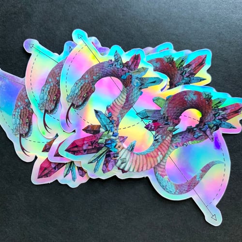 Image of Holo Glitter 'Crystalline Abnormalities' Sticker Pack