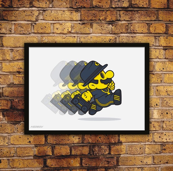 Image of BLUUUUR! Limited Edition Print plus free mystery stickers!