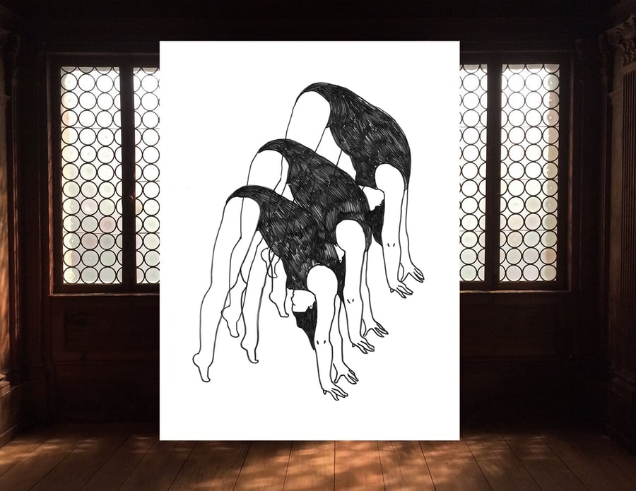Image of Morning Stretches Print