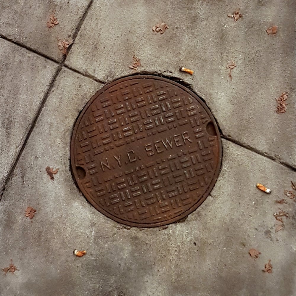 Image of NYC SEWER MANHOLE COVER