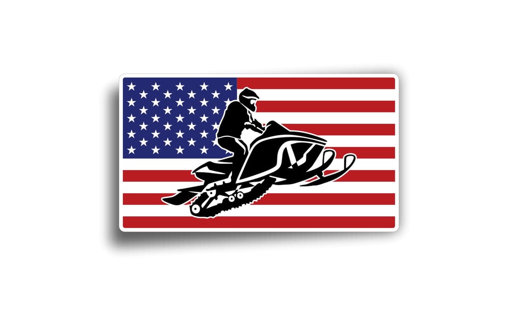 Image of AMERICAN FLAG RIDER