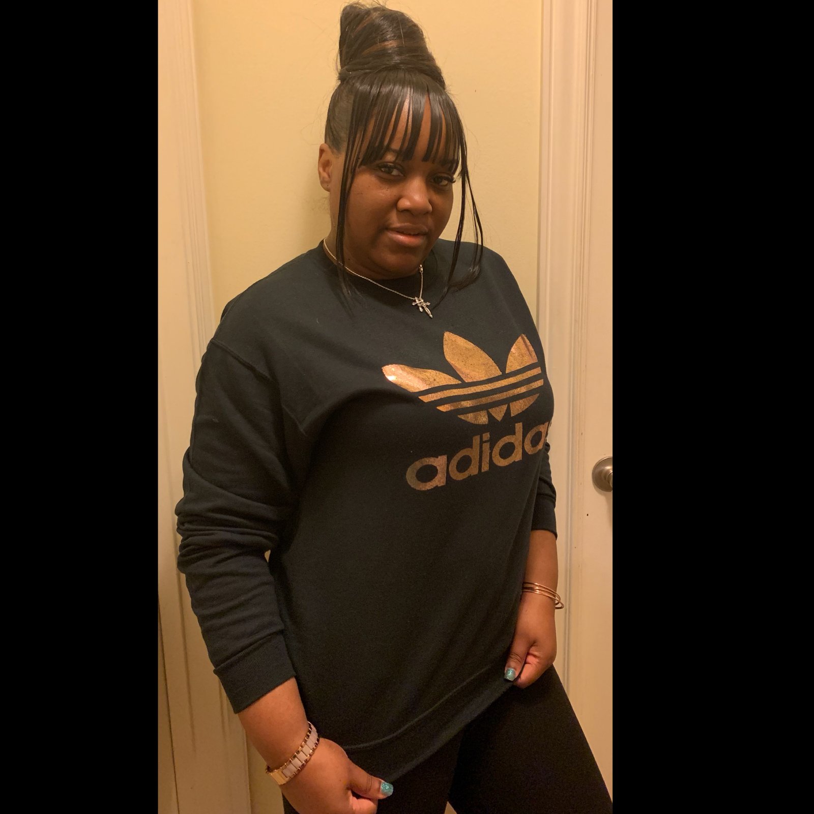 adidas sweatshirt rose gold