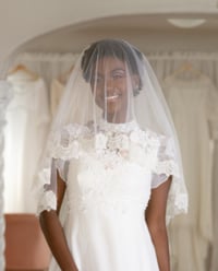 Image 2 of 1970s Lace Veil