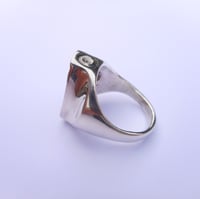 Image 1 of 925 Silver skinny cap ring