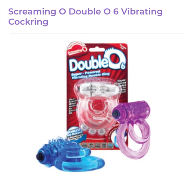 Image of Screaming O double vibrating cock ring