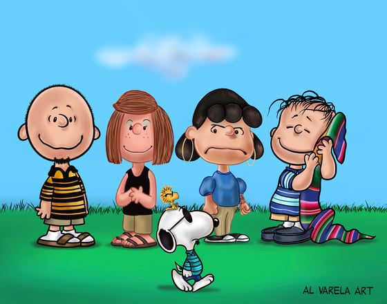 Image of Peanuts gang