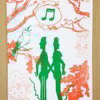 Image 1 of ♬ - risograph comic