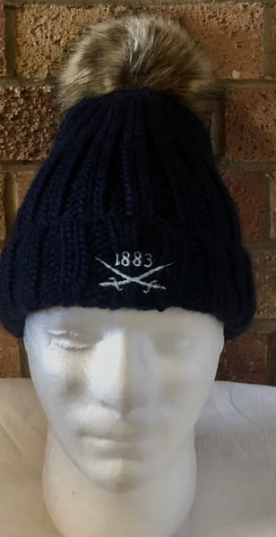 Image of Navy bobble hat (free UK delivery)