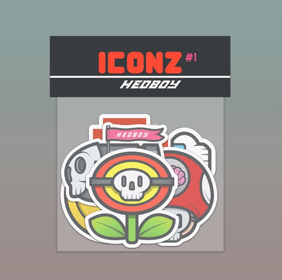 Image of ICONZ #1 STICKER PACK!