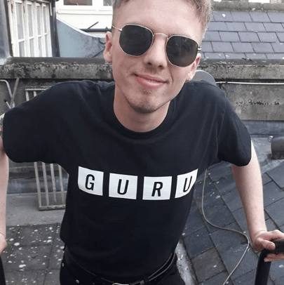 Image of Black GURU T shirt