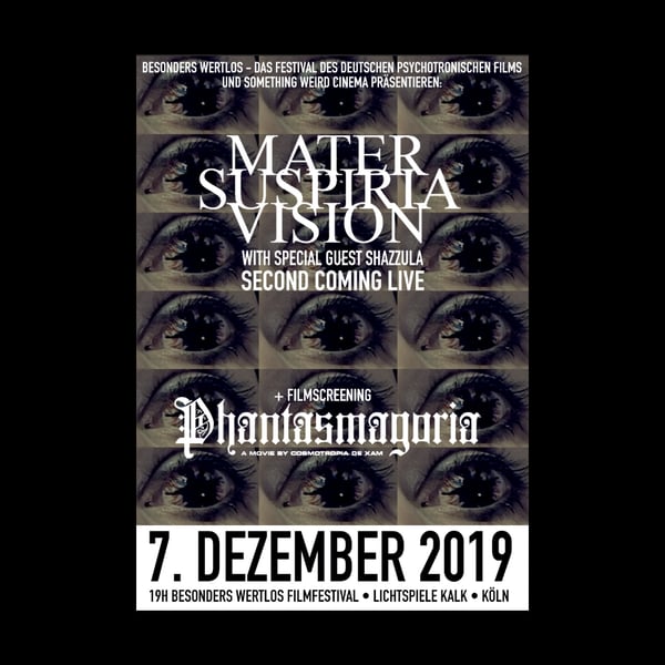 Image of [LIMITED 50] Mater Suspiria Vision - Second Coming Festival Poster