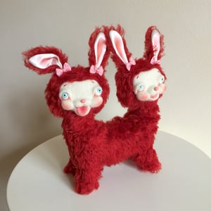 Image of Dagmar and Delilah the Two-headed Bunny