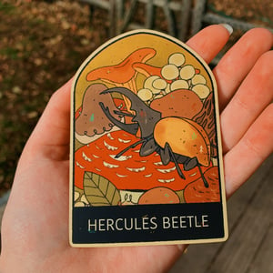hercules beetle sticker