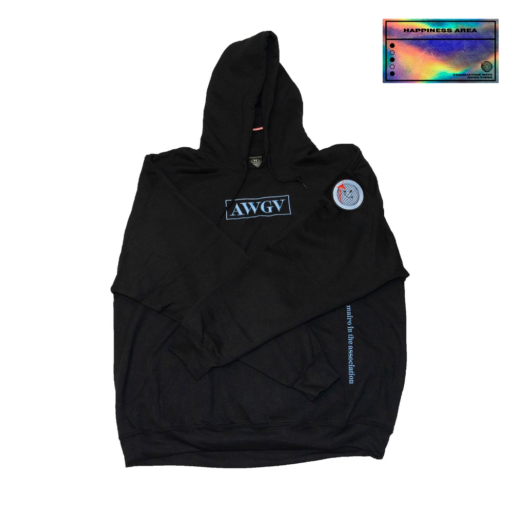 AWGV x MAIRO BLACK HOODIE