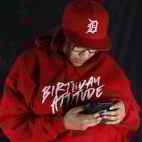 Image 1 of Red Birthday Attitude hoodies 