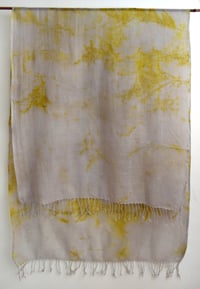 Image 2 of haze cashmere shawl
