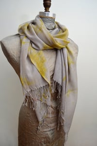 Image 3 of haze cashmere shawl