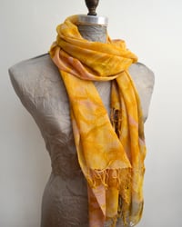 Image 3 of golden rod cashmere shawl