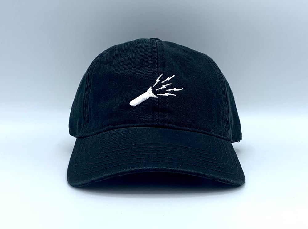 Image of SEMATIK LOGO DAD HAT - WASHED BLACK