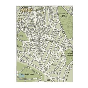 Image of One Hundred Years Map trio – East Dulwich - SE22