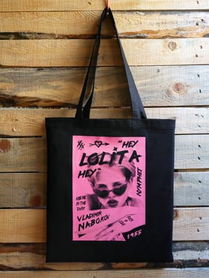 Image of HEY LOLITA HEY - VLADIMIR NABOKOV - totebag