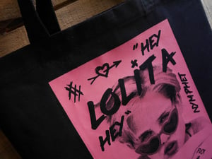 Image of HEY LOLITA HEY - VLADIMIR NABOKOV - totebag