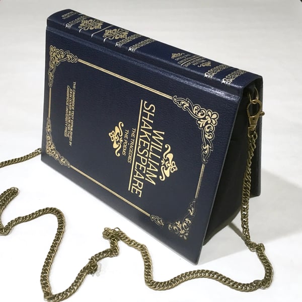 Image of Shakespeare Book Purse Navy