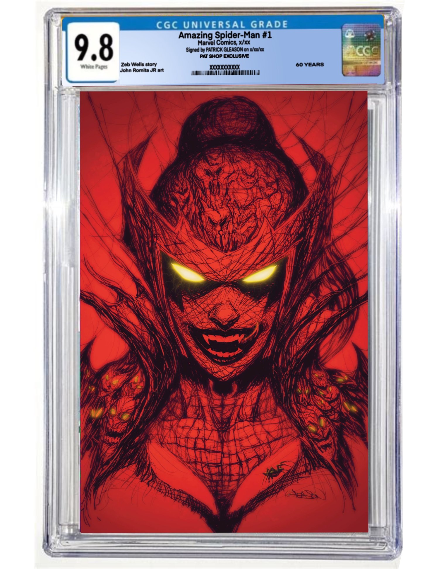 Image of LAST ONE! CGC 9.8 - AMAZING SPIDER-MAN #1 - QUEEN GOBLIN- GLEASON WEB-HEAD- VIRGIN EDITION