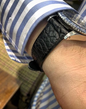 Image of Black shark classic watch strap