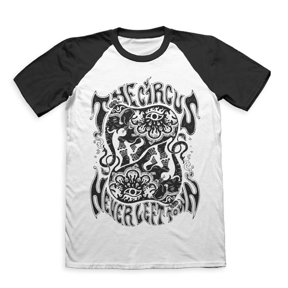 Image of 'CIRCUS' Baseball T-shirt