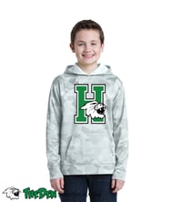 Image 2 of YOUTH, Harrison Performance Hoodie, Camo White