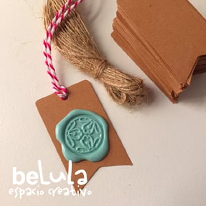 Image of Egiquetas kraft: banderola