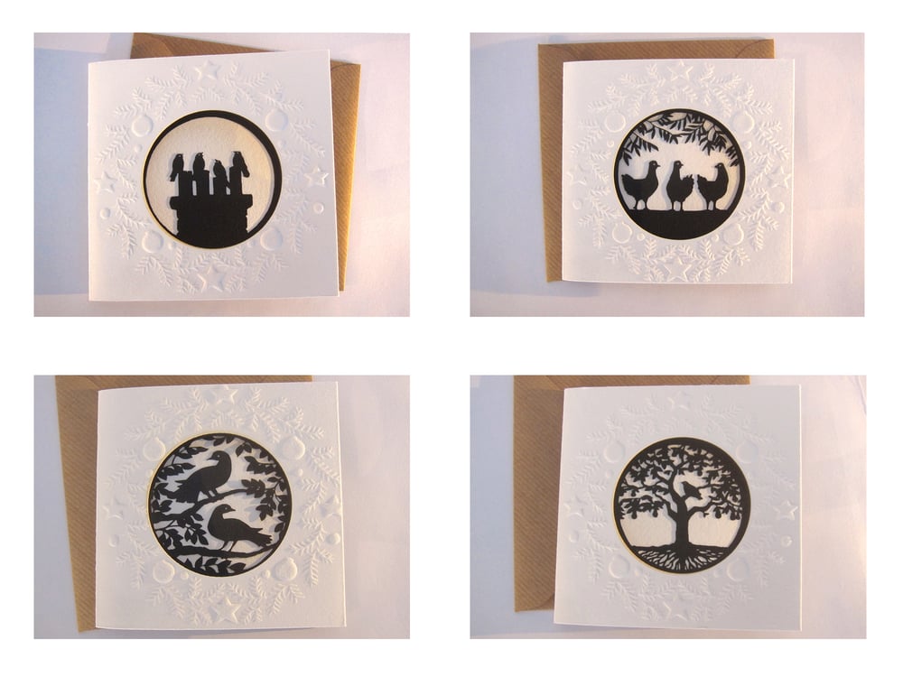 Image of Twelve Days of Christmas: individual cards