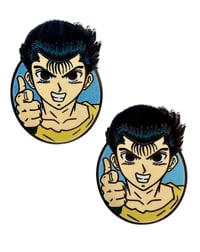 Image 3 of The Delinquent Hero Hard Enamel Pin