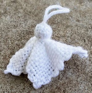 Image of Ghost Ornament, handwoven, small