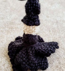 Image of Witch Ornament, handwoven, small