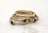 Image 2 of Black diamond stacking rings. Connect the dots. Pie.