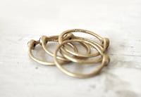 Image 3 of Black diamond stacking rings. Connect the dots. Pie.
