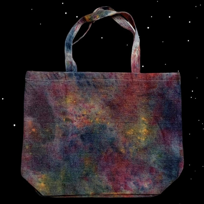 Image of 100% Hemp Tote Bag - Rainbow