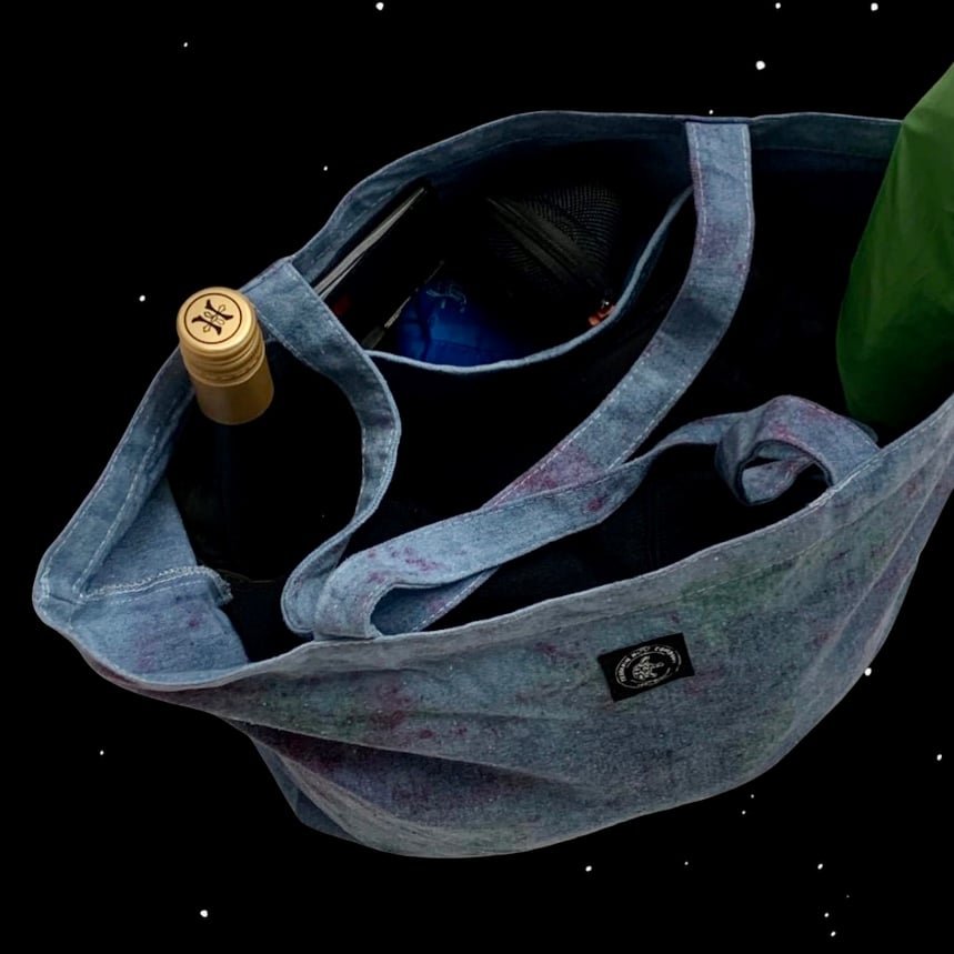 Image of 100% Hemp Tote Bag - Desert Rose