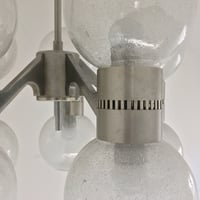 Image 3 of 10 Light Pulegoso Glass Chandelier