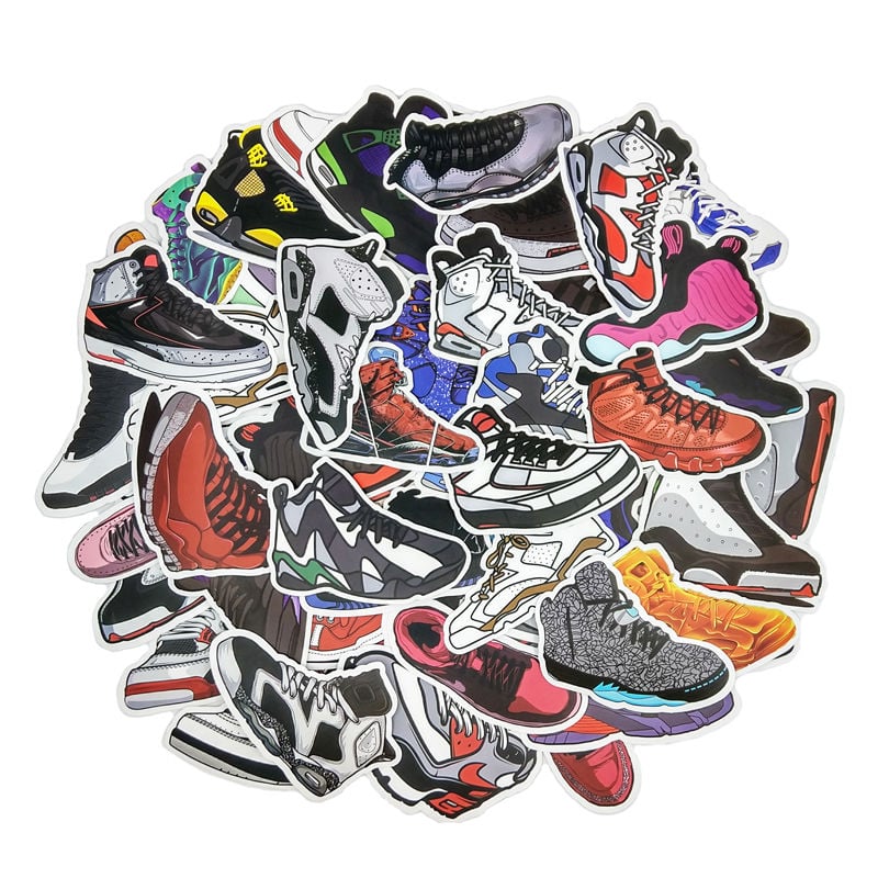 Image of 100 pcs Sneaker Sticker Pack