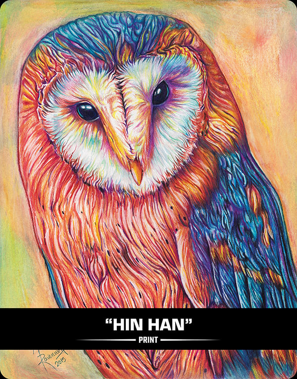 HIN HAN (OLD OWL WOMAN) - Print