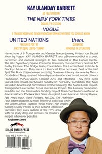 Image 3 of More Than Organs by Kay Ulanday Barrett (ALA Stonewall Honor Book/Lammy Finalist)