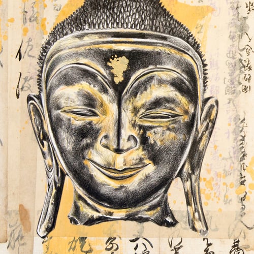 Image of Boîte à trésors - "Bouddha et Katazome"