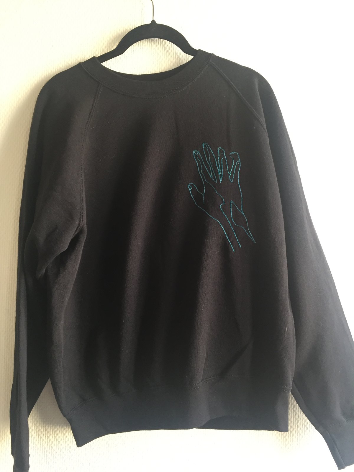 hand embroidered sweatshirt