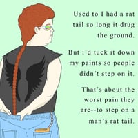 Image 2 of Rat Tail Confessions Print
